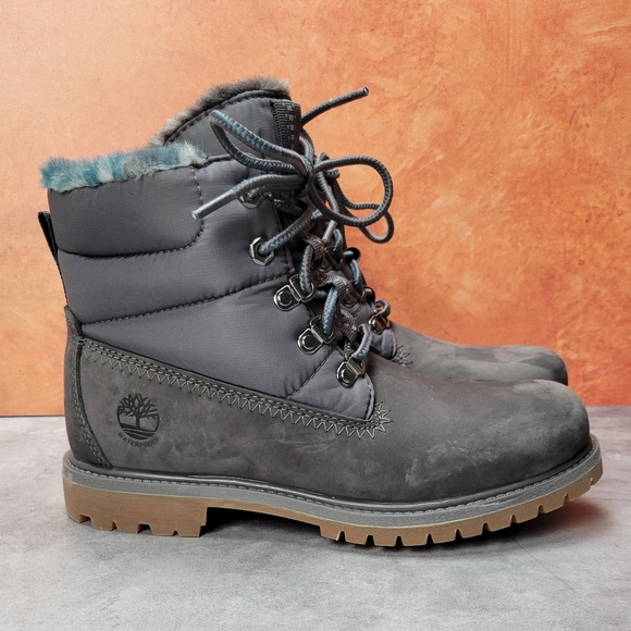 Timberland Gray Premaloft insulated hiking boots. Size 7 - Picture 1 of 14